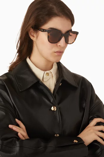 Round Sunglasses in Acetate