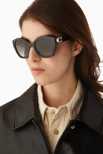 Oversized Sunglasses in Acetate