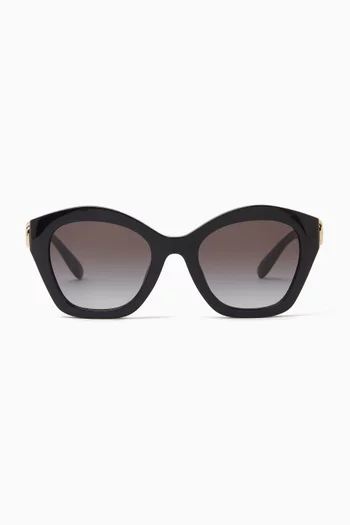 Oversized Sunglasses in Acetate