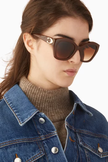 Oversized Sunglasses in Acetate