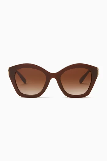 Oversized Sunglasses in Acetate