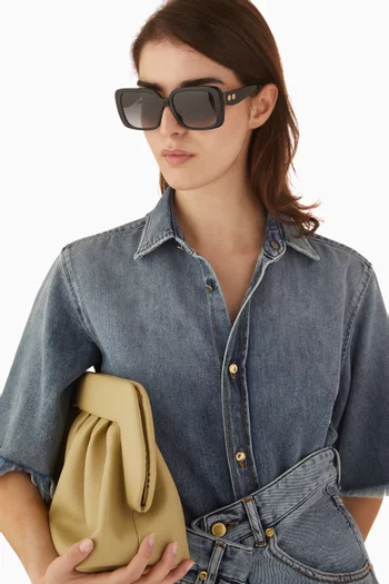 Square Sunglasses in Acetate