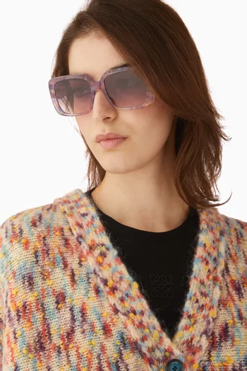 Square Sunglasses in Acetate