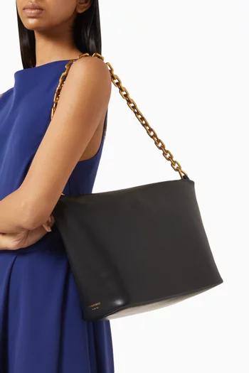 Medium Hobo Bag in Leather