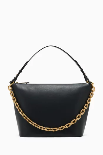 Medium Hobo Bag in Leather