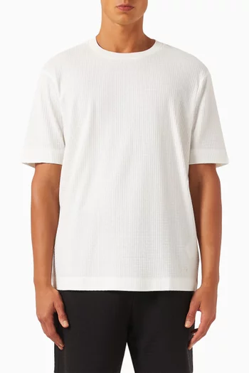 Jacquard T-shirt in Jersey