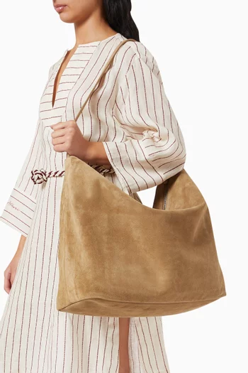 Hobo Bag in Suede