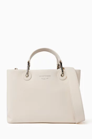 My EA Small Tote Bag in Deer Leather