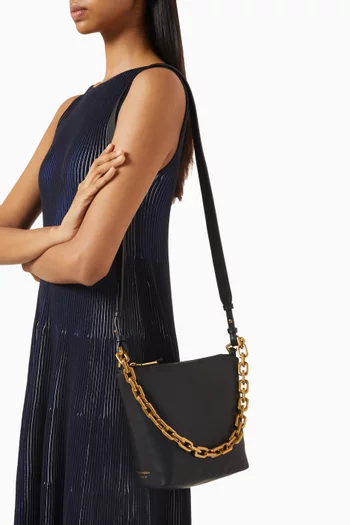 Small Hobo Bag in Nappa Leather