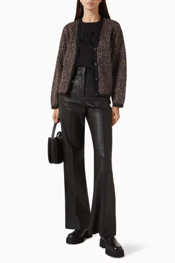 Knit Cardigan in Wool Blend