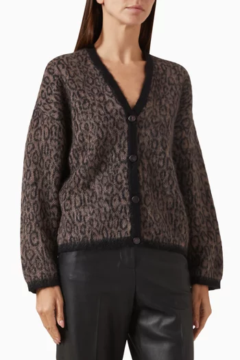 Knit Cardigan in Wool Blend