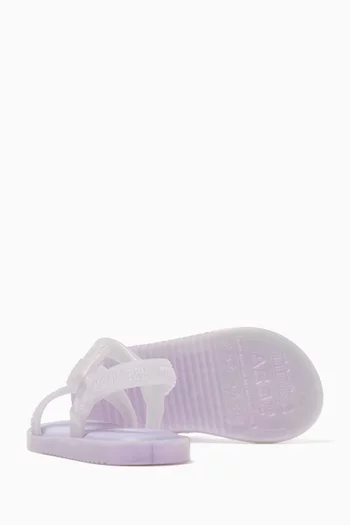 Stripes M Lover Sandals in PVC