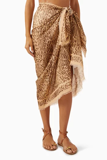 Printed Pareo in Cotton