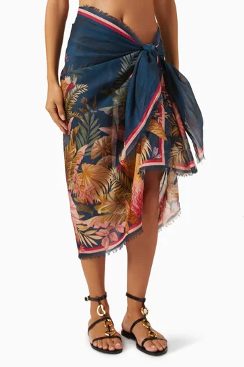 Printed Pareo in Cotton