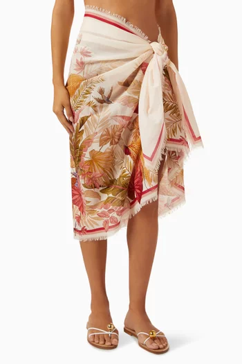 Printed Pareo in Cotton