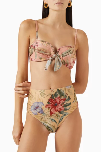 Coco Scarf-tie Bikini Top in Lycra