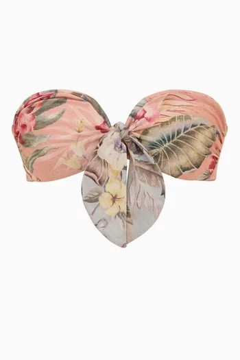 Coco Scarf-tie Bikini Top in Lycra