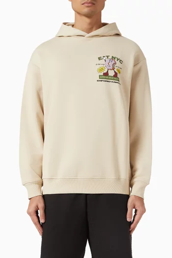 Eat NYC Hoodie in Cotton