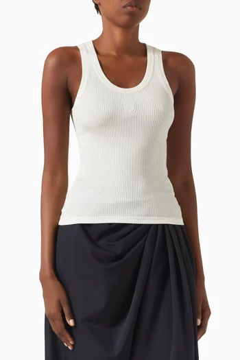 Anagram Ribbed Tank Top