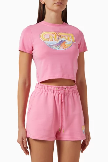 Casa Surf-print Baby T-shirt in Cotton-jersey