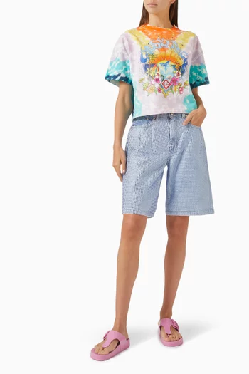 Surf Trip Tie-dye T-shirt in Organic Cotton