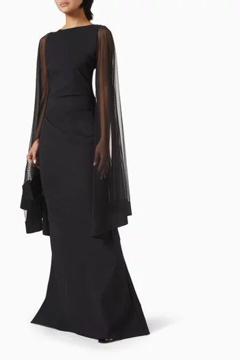 Joju Illusion Dress in Jersey