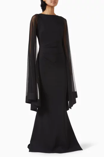 Joju Illusion Dress in Jersey