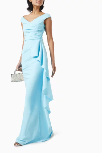 Sozen Ruffled Gown