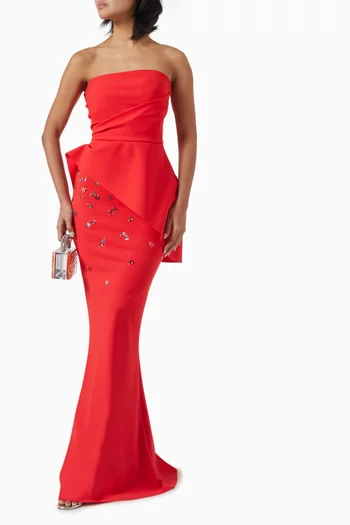 Taro Strapless Gown