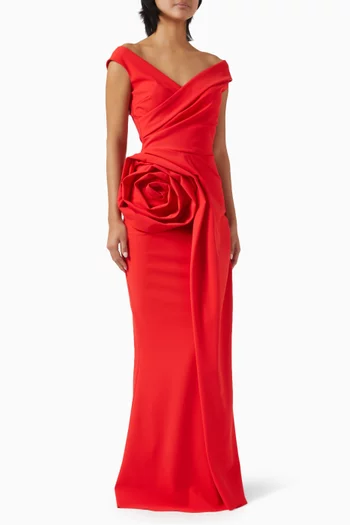 Tekkan Rose Dress in Jersey
