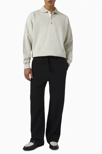 Polo Shirt in Cotton-fleece