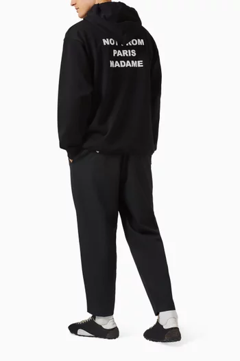 Slogan Hoodie in Cotton