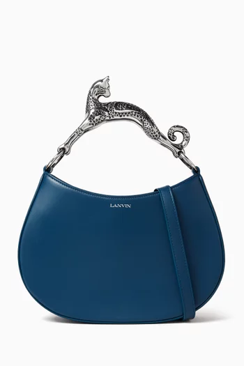 Cat Hobo Bag in Leather