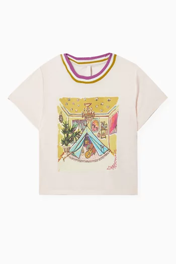 Rhiannon Printed T-shirt in Cotton