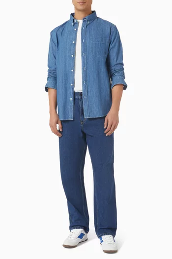 SRC Oversized Shirt in Denim