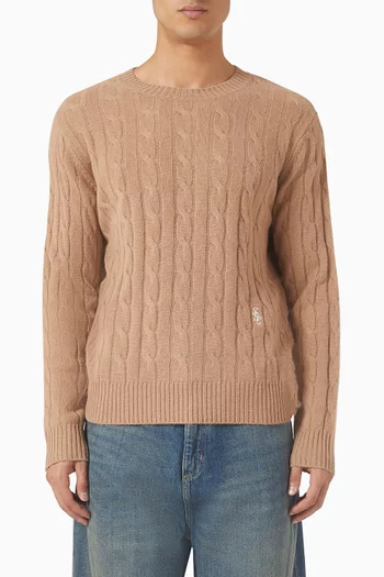 SRC Cableknit Sweater in Cashmere-blend