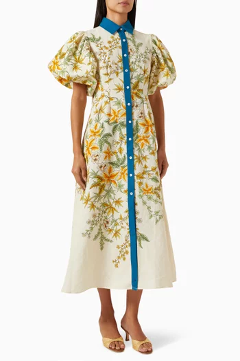 Saarinen Shirtdress in Linen Blend