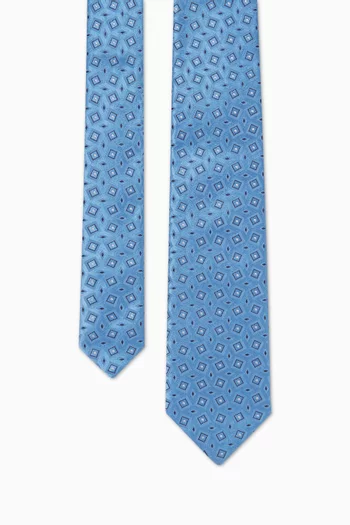 Tie in Silk Jacquard