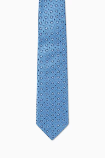 Tie in Silk Jacquard