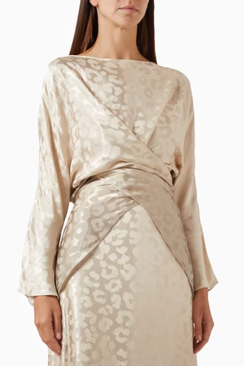 Ombré Wrap Top in Rayon