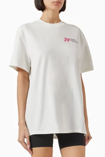 Oversized Distance T-shirt in Cotton