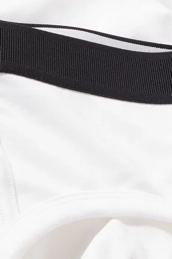 Logo Briefs in Stretch Cotton