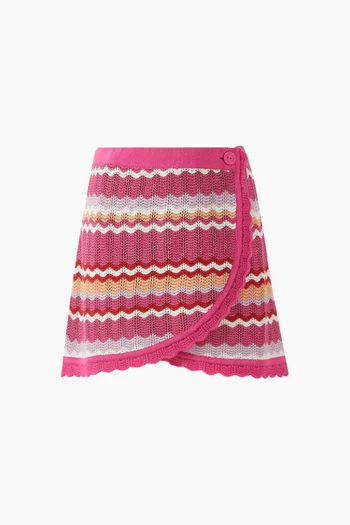 Sparkling Sands Crochet Skirt