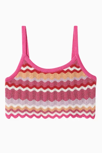 Sparkling Sands Crochet Top