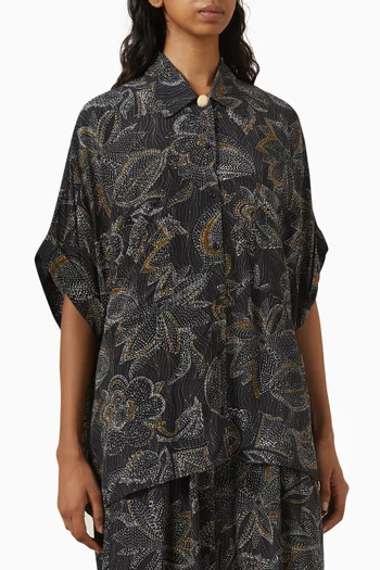 Diama Printed Shirt in Viscose