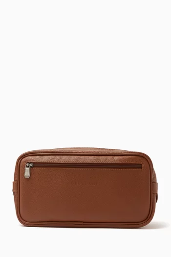 Le Foulonné Toiletry Case in Leather
