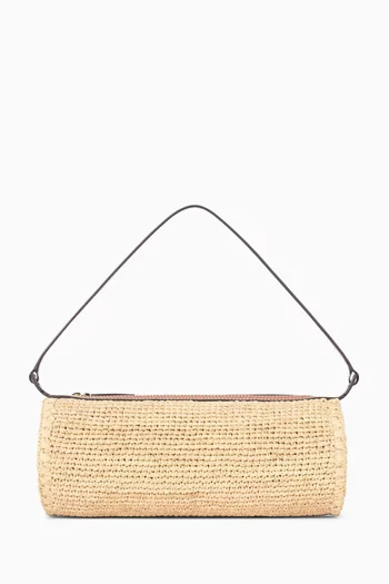 Mini Taru Shoulder Bag in Raffia