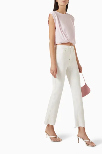 بنطال جينز ستاندرد كيك بقصة واسعة دينم