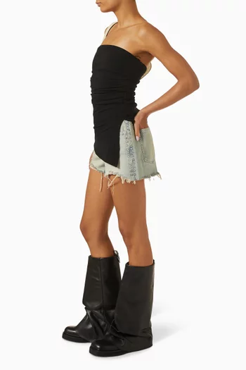 Good 90s Studded Shorts in Denim