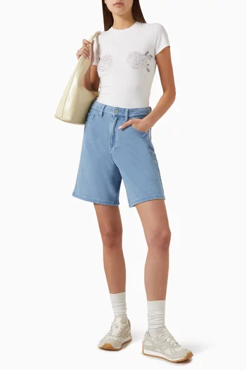 Jeanius Good Ease Bermuda Shorts in Denim